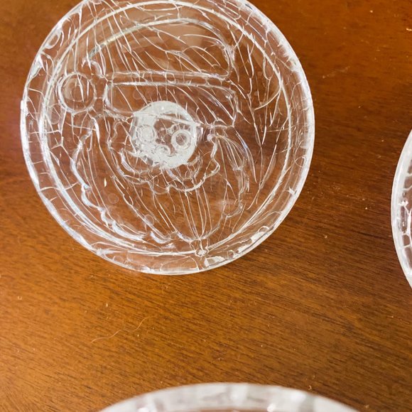 3 PC Vintage Hutzler Christmas Plastic Cookie Cutter press Stamps, clear - Picture 7 of 7